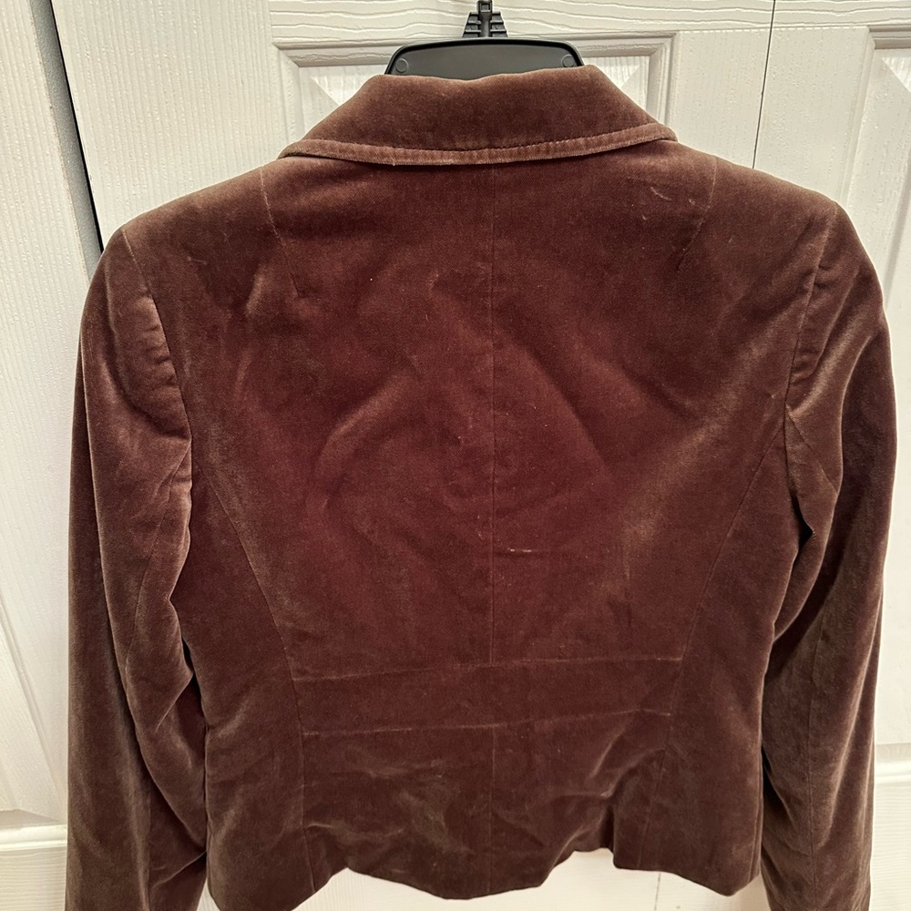 Womens J Crew Velour Velvet Jacket / Blazer, size 10 - Picture 4 of 4